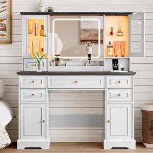 Makeup table